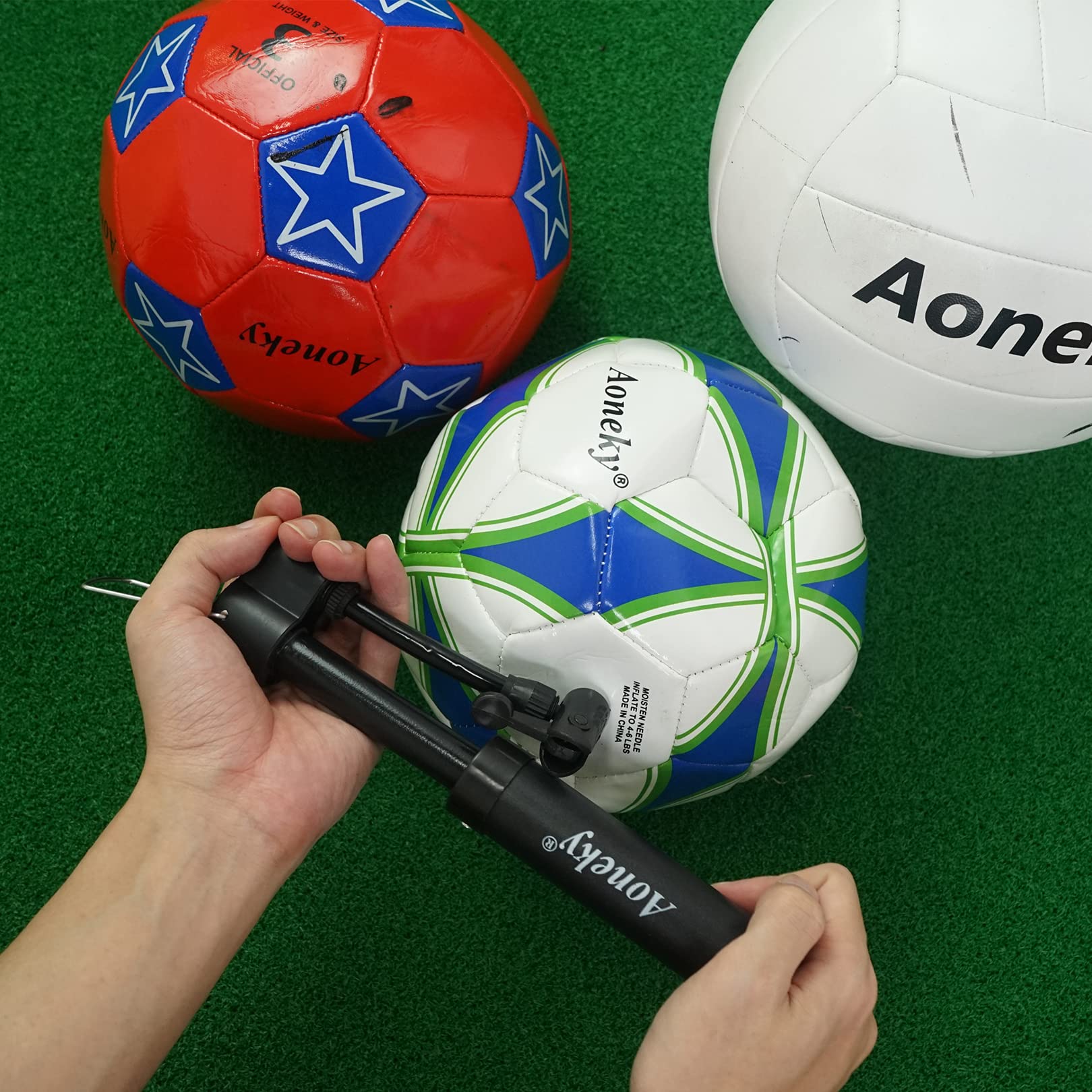 Amazon.com : Aoneky Mini Hand Pump for Sports Balls, 5.75 Inch