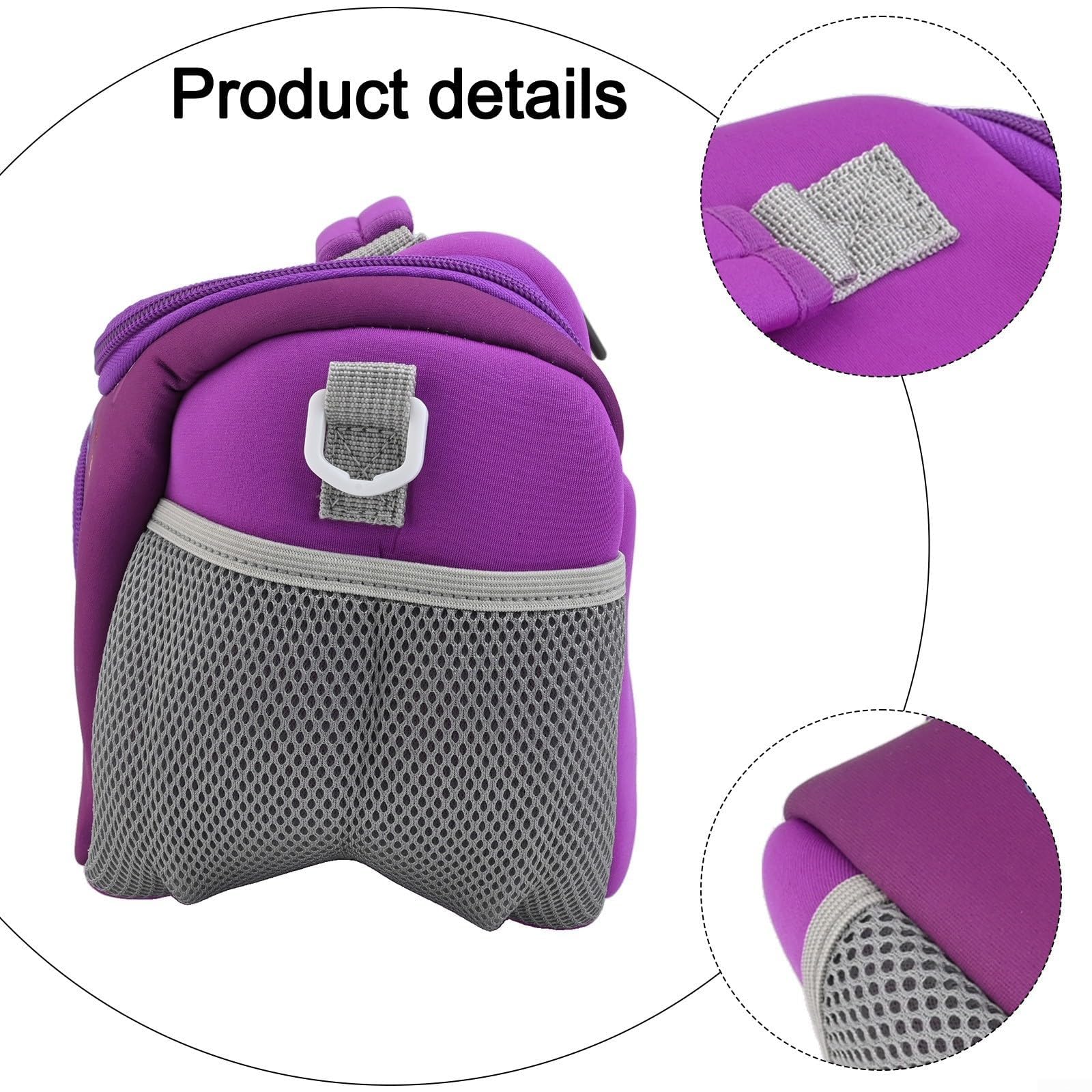 Étui de transport en nylon pour lecteur audio Toniebox et figurines, parfait pour les voyages (rose)