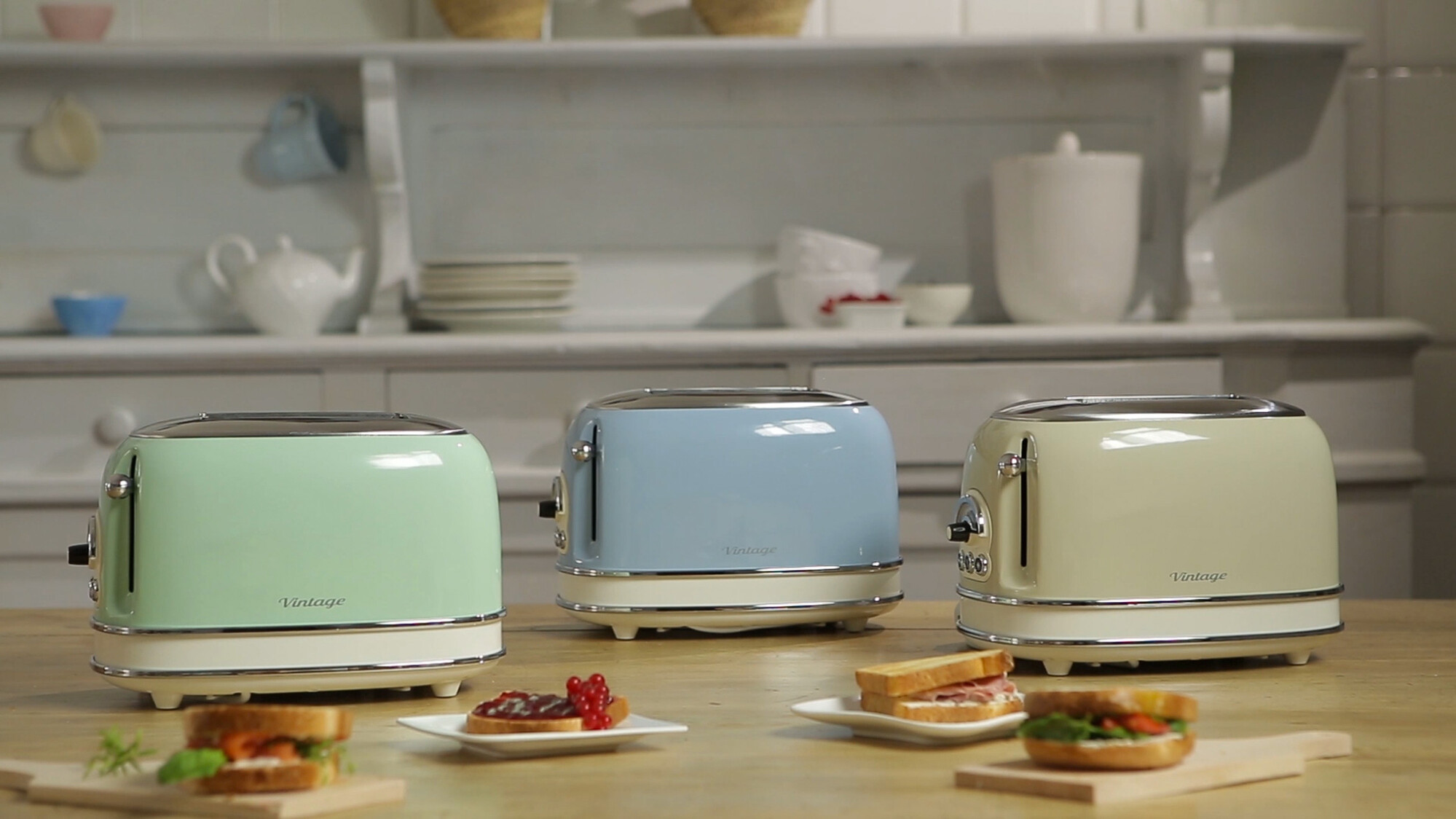 Ariete Vintage Toaster 2 Slices 155, Toaster with 6 Levels of