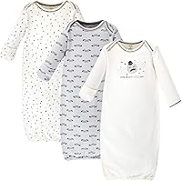 Vista 75 de Touched by Nature - Camisones unisex de algodón orgánico para bebé Margarita