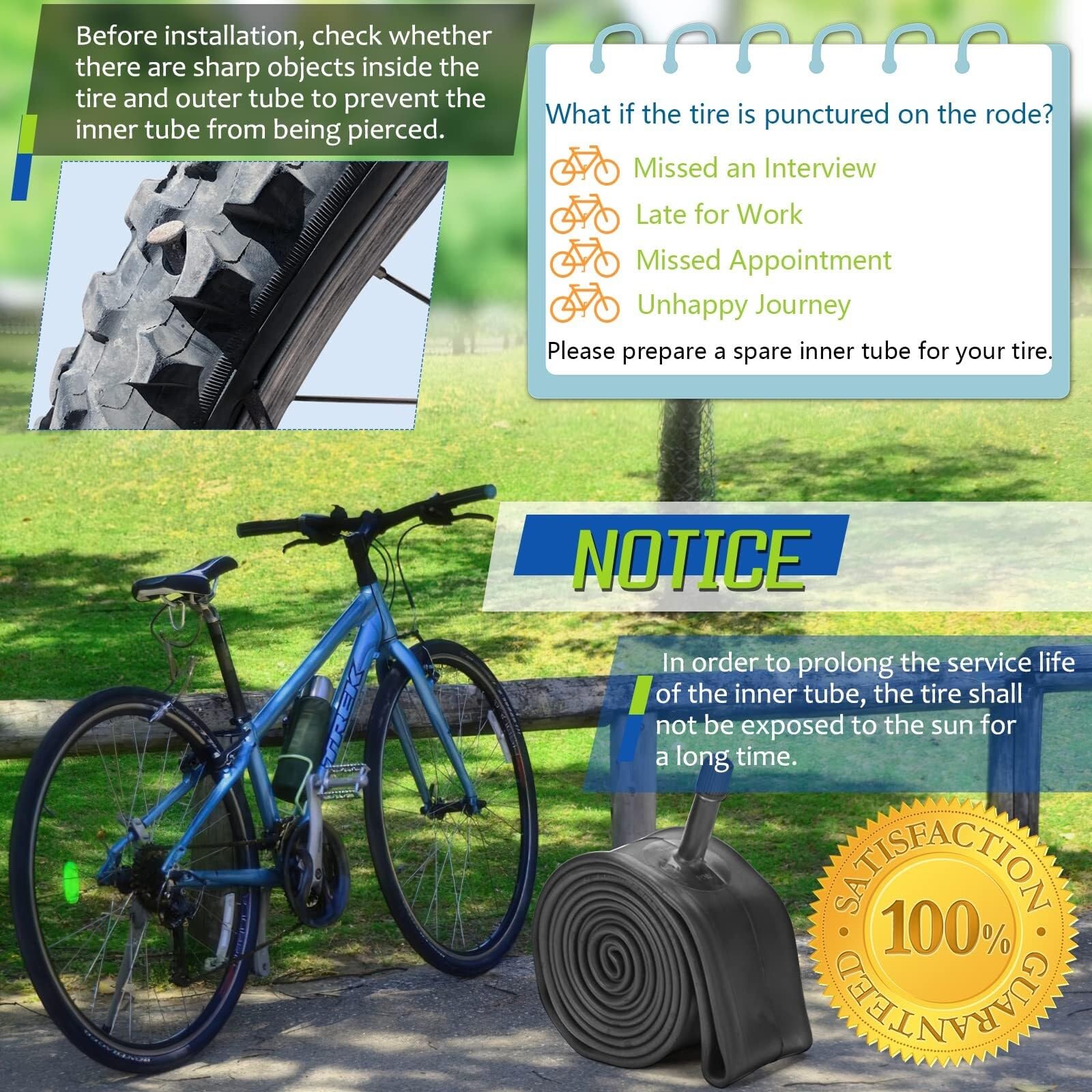 Camera D'aria,Camere D'aria Monopattino Confezione da 4 camere d'aria for bici da 20" con 2 leve for pneumatici, valvola Schrader for camera d'aria for bicicletta adatta 1.75/1.95/2.10/2.125, camera d