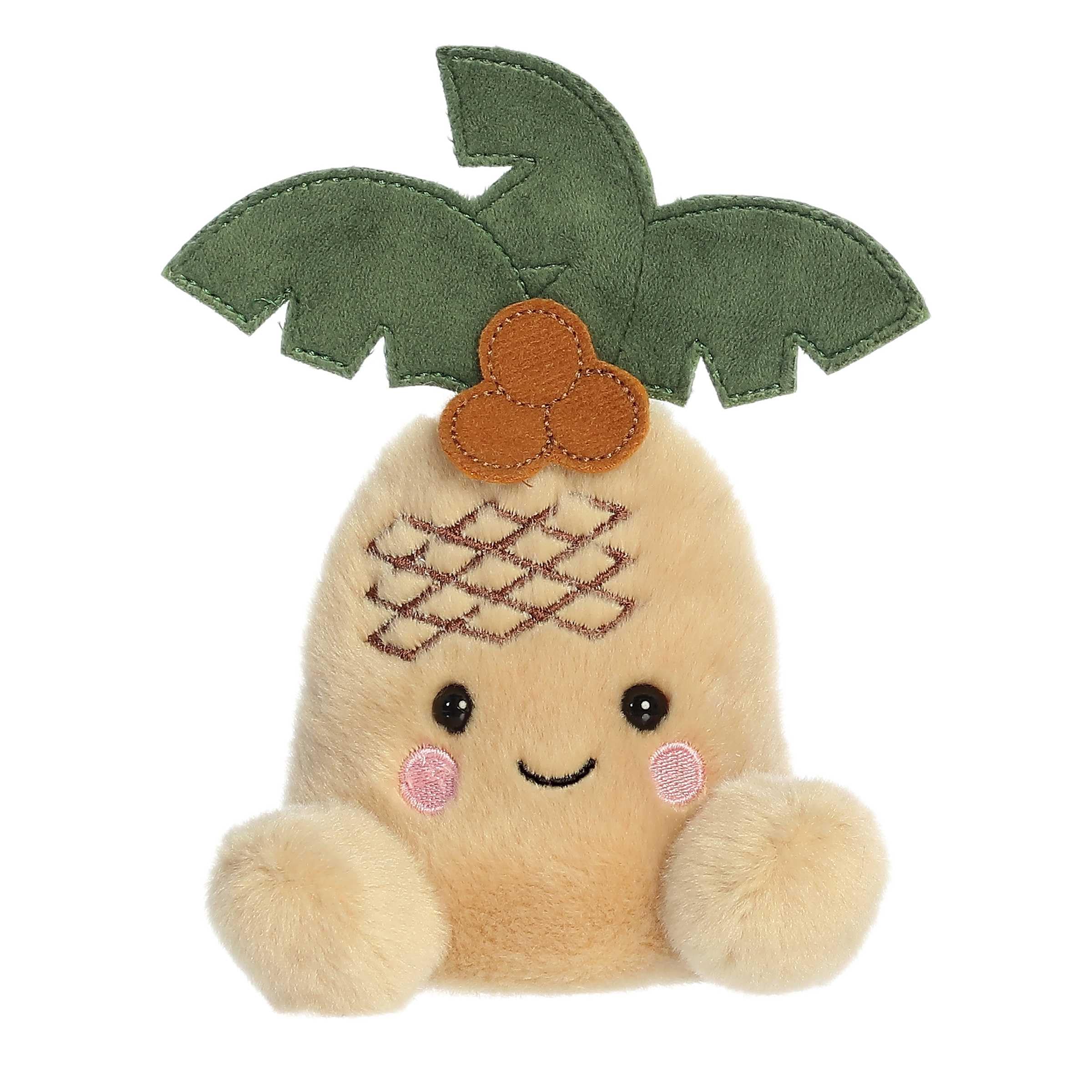 Aurora® Adorable Palm Pals™ Breezy Palm Tree™ Stuffed Animal - Fun Collectible Plush for Kids and Adult Collectors - Perfect for Decorating Rooms and Birthday Gifts - Brown 6 Inches