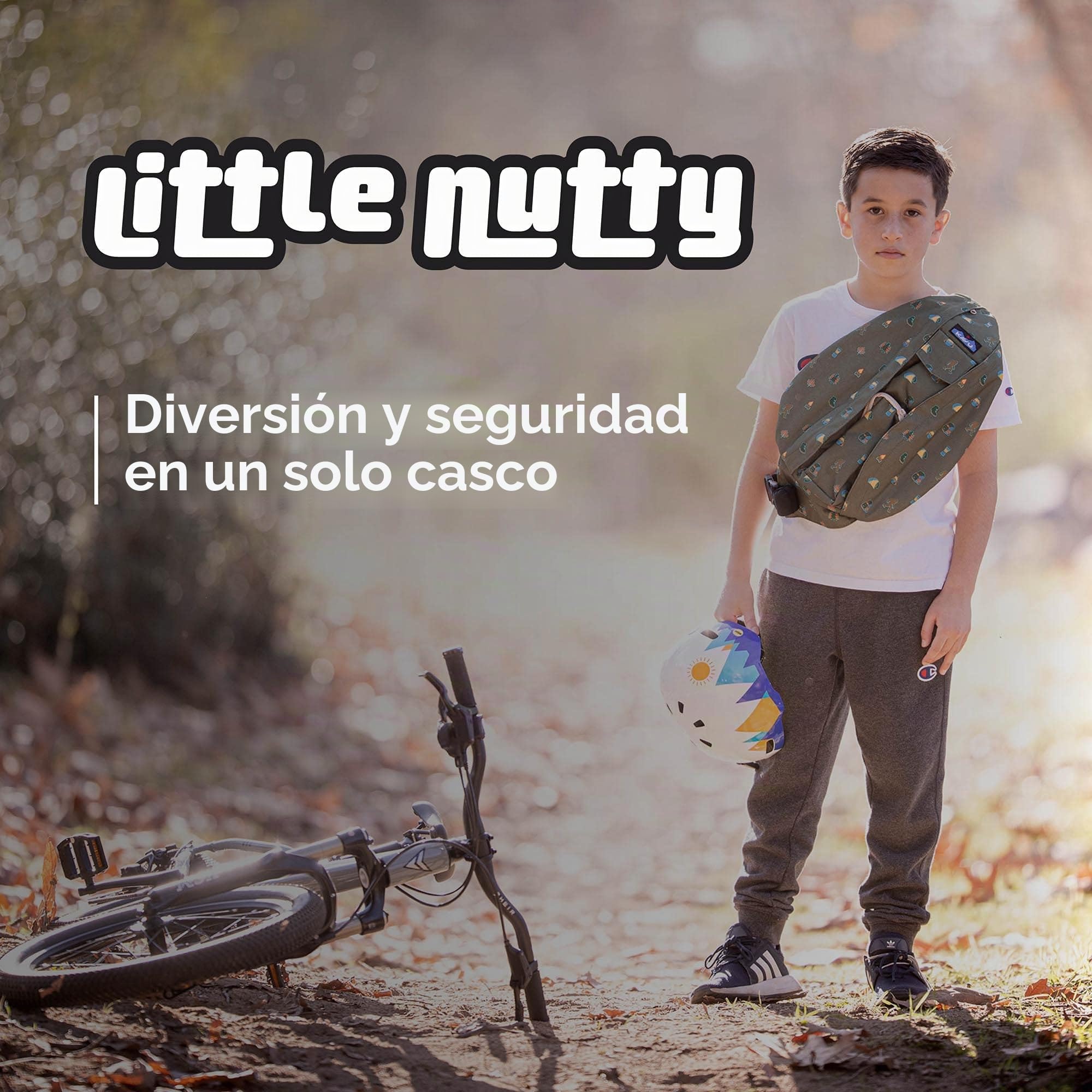 Nutcase Little Nutty-Defy Gravity (Reflective) Casco para Joven, Unisex, Multicolor, S