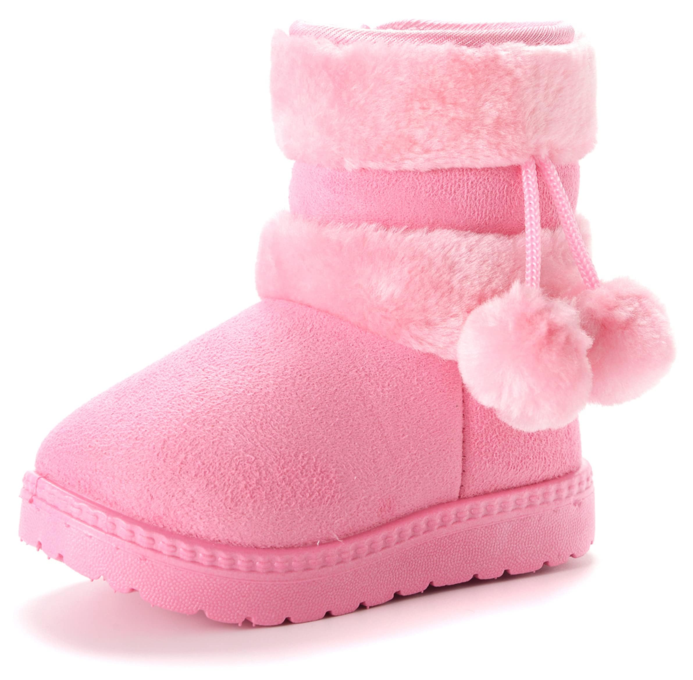 Vorgelen Bambine e Neonato Carino Stivali da Neve Morbide Fodera Calda Stivaletti Ragazze Inverno Scarponi da Sci all'aperto