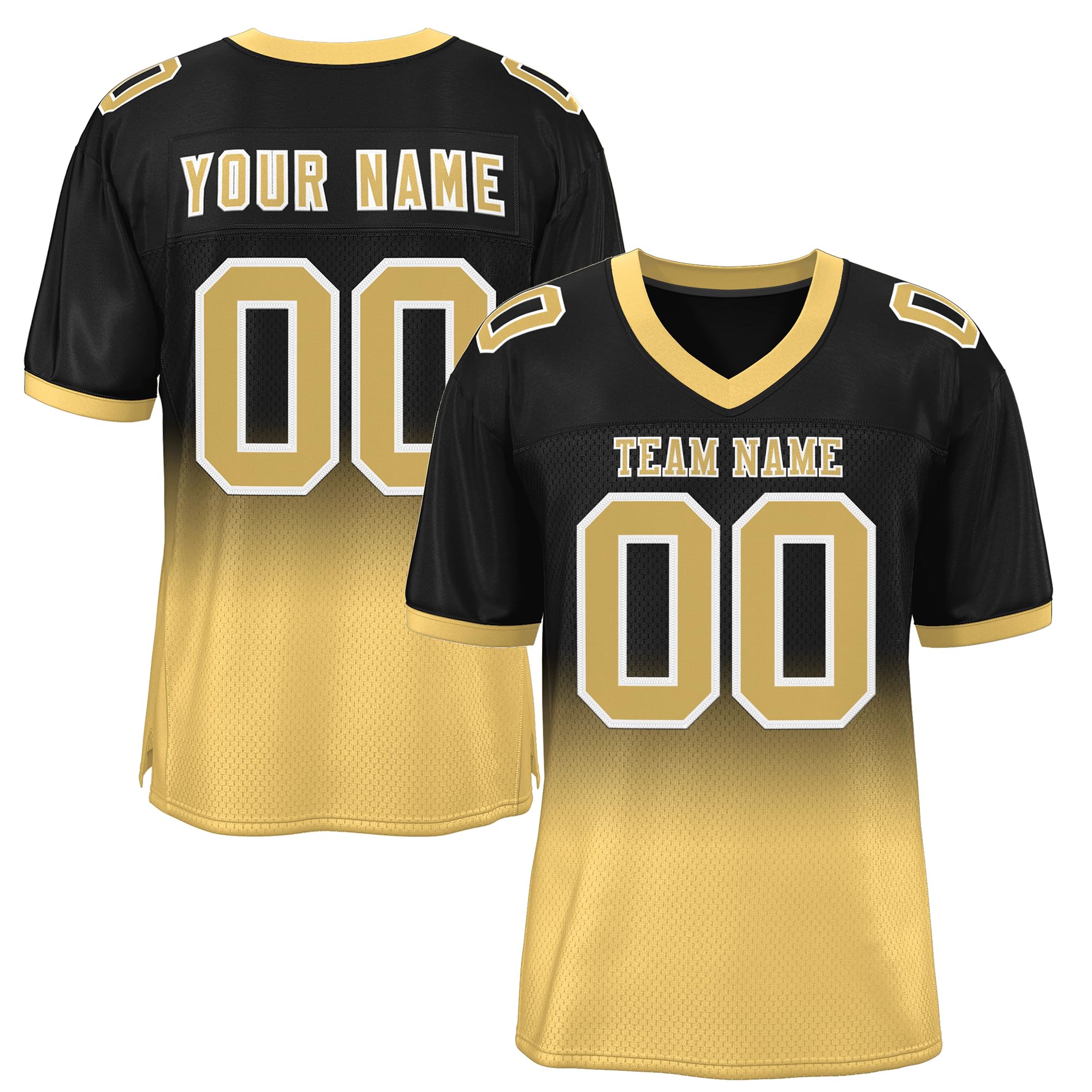 Custom Football Jersey Mesh Athletic Sports Shirt Personalized Stitched or Printed Name Number for Men Women Youth