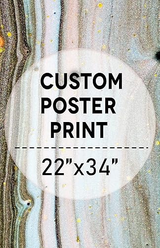 wall26 Impresiones de póster personalizadas carga tu imagenfoto, impresión de foto personalizada a póster, duradera e impermeable, impresiones