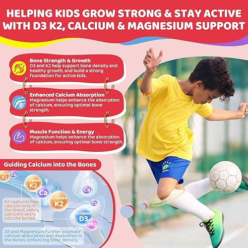 Miniatura 6 de Paquete de gomitas de mio-inositol y D-Chiro inositol + gomitas rellenas de vitamina D3 K2 para niños