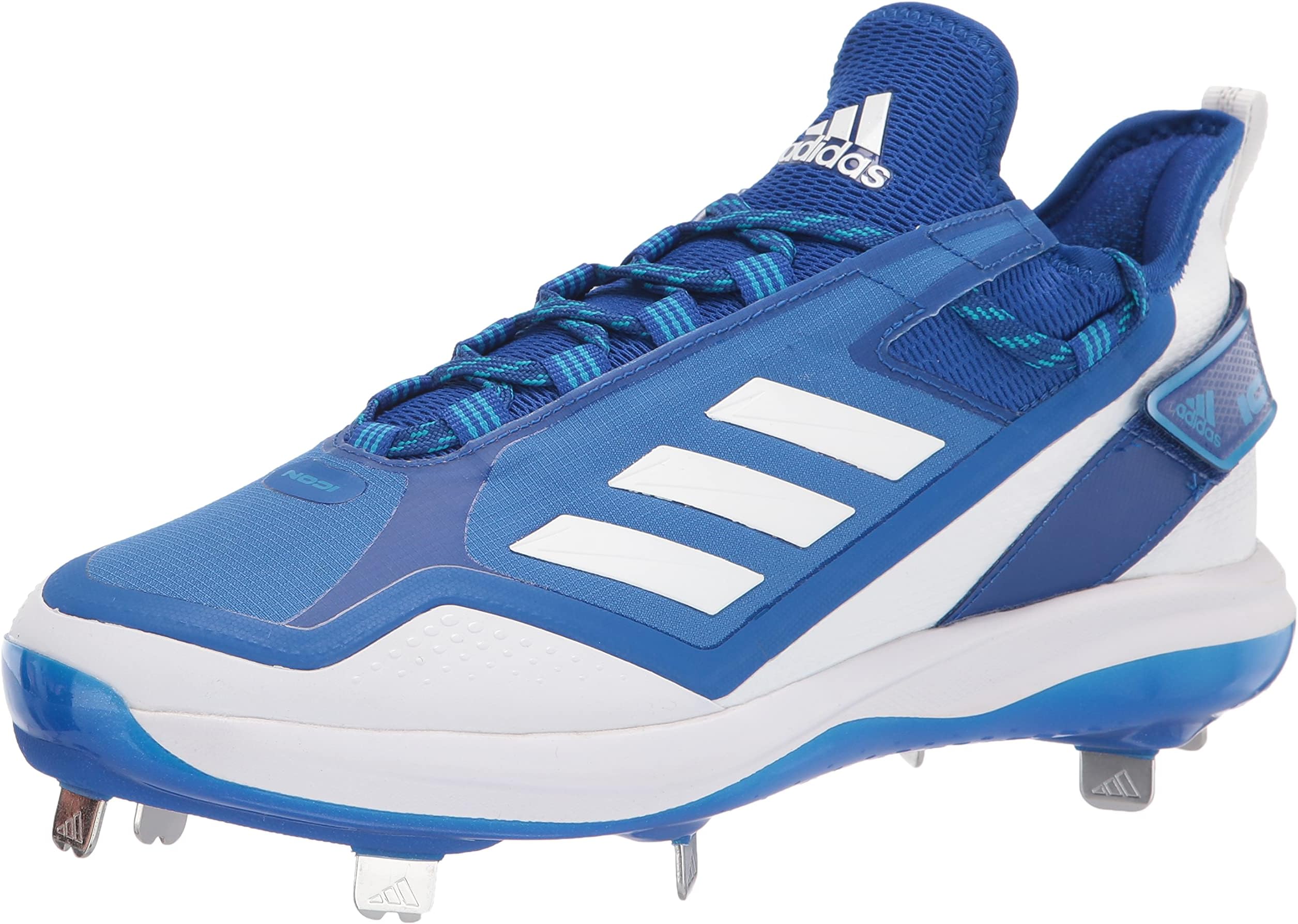 adidas red white and blue baseball cleats