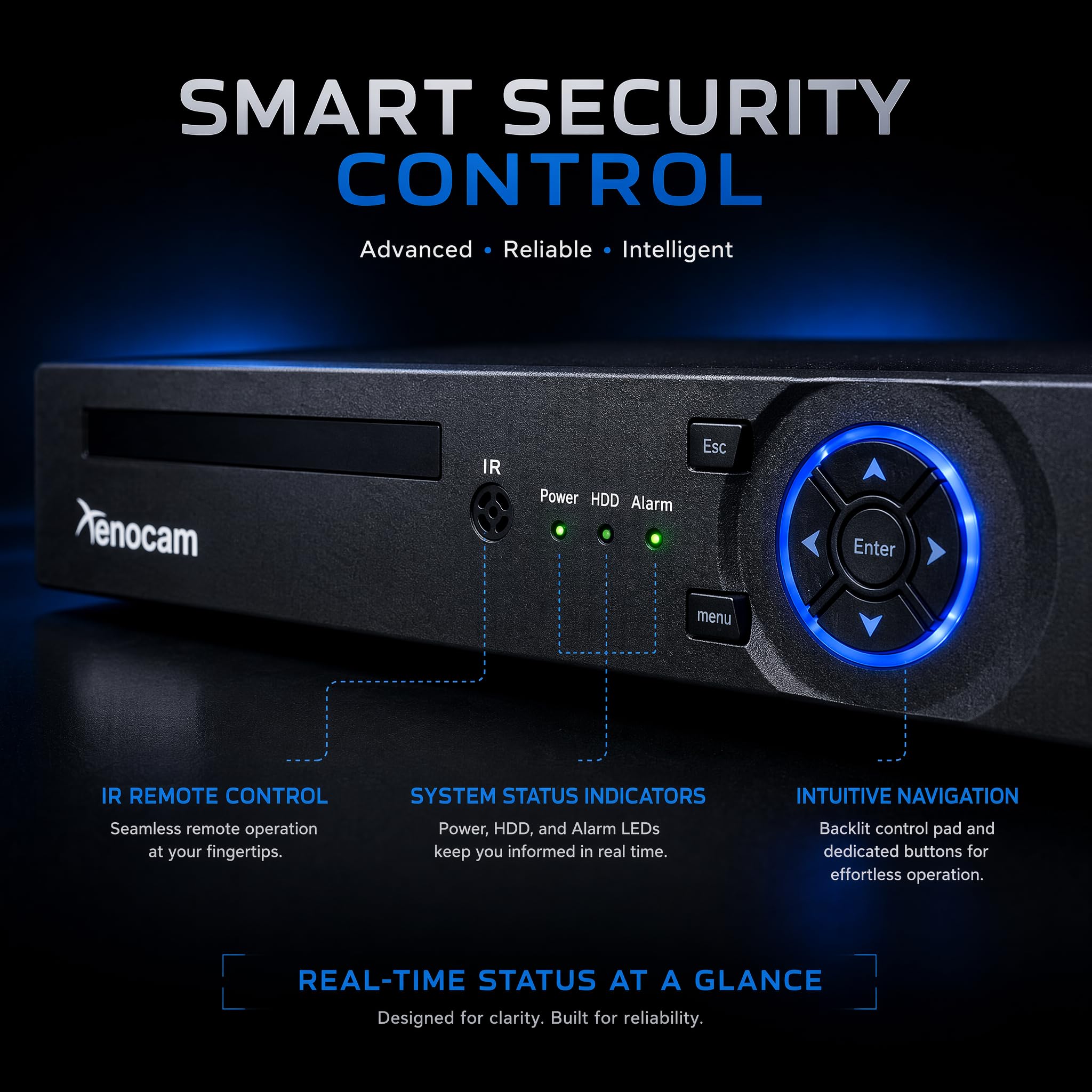 4CH 1080N ibrido 5-in-1 AHD DVR (1080P NVR+1080N AHD+960H Analogico+TVI+CVI) Standalone DVR CCTV Sorveglianza Sistema di Sicurezza Videoregistratore Rilevamento Movimento