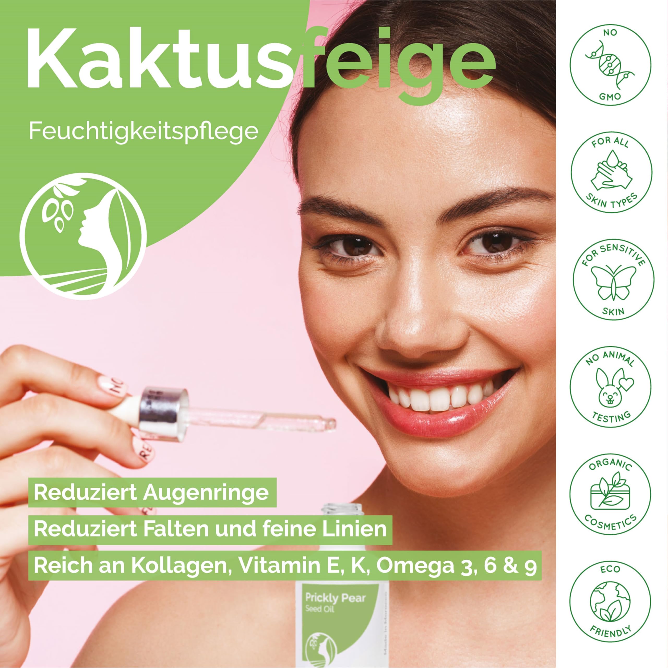 Fatima's Garden Kaktusfeigenkernöl - Bio Anti-Aging Serum, 50ml