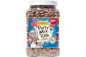 Friskies Natural Cat Treats, Party Mix Natural Yums