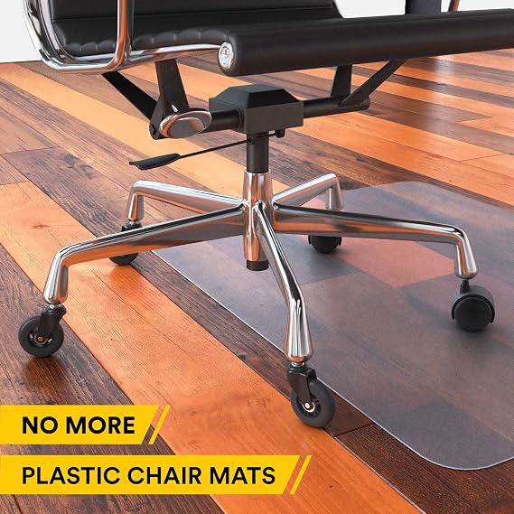 Office Chair Wheels | FIT IKEA Chairs ONLY| Soft 3 Computer Chair Caster Wheels Protect Your Hardwood Floors Better Than Any Office Chair Mat, Set of 5 Desk Chair Wheels, No Scratching or Marking.