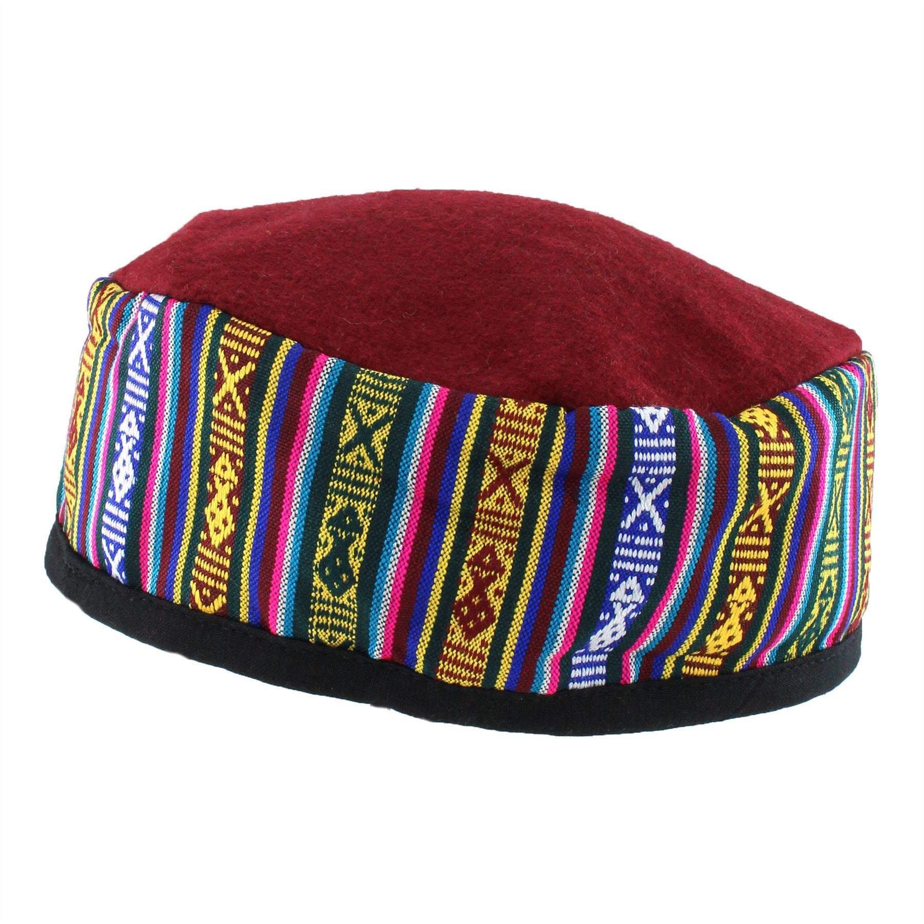 Siesta Smoking Hat Wool Blend Thinking Lounging Cap Nepalese