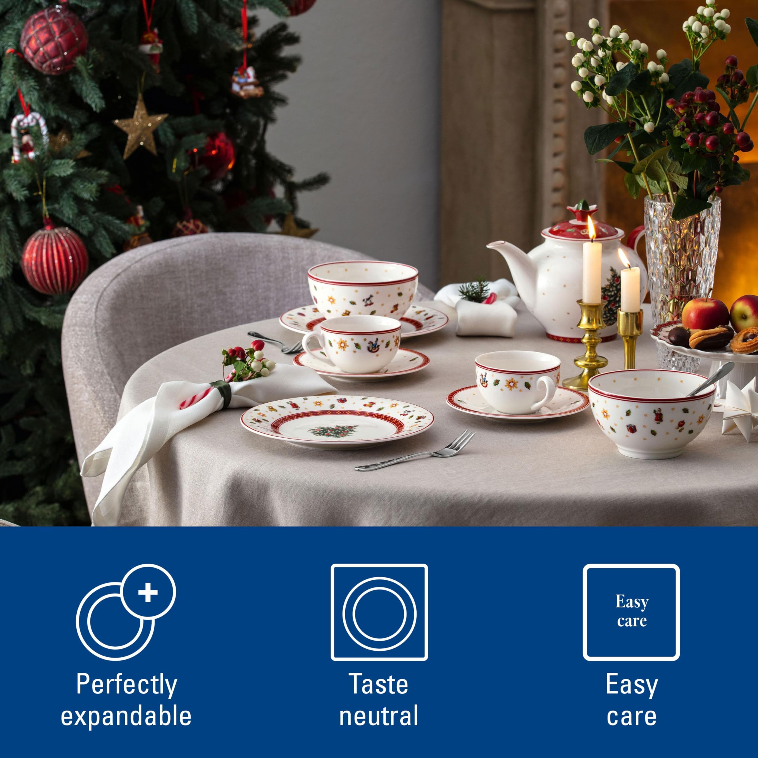 Villeroy & Boch – Toy's Delight Specials Miska, świąteczna zastawa stołowa z porcelany premium, idealna do łączenia i na prezent, wyprodukowana w Niemczech, nadaje się do mycia w zmywarce