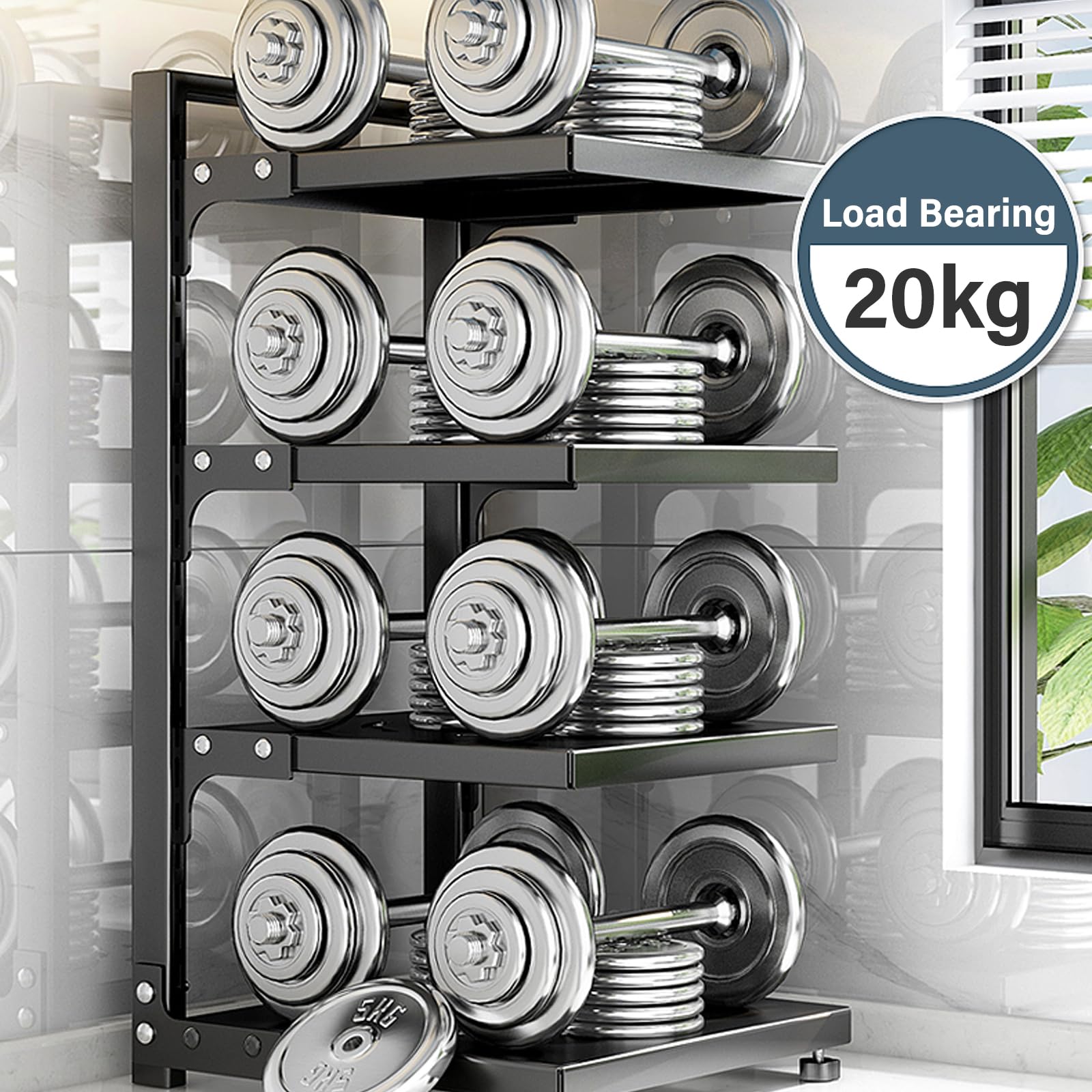 Organizador de ollas y sartenes, organizadores de Rejillas para ollas, Soportes Ajustables para Tapas de ollas y Rejillas para sartenes para organización y Almacenamiento de la Cocina, 2 ca