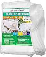 AlpineReach Plant Covers Frost & Sun Protection 10 x 30 ft - Thick 1.2 oz/yd² Freeze Blanket to Low 28 °F Temperatures Floating Row, Garden Fabric Material, Protect in Winter Cold, Gardening Down