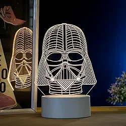 PopLumos - Luminária led 3d, abajur de mesa,star wars, darth vader