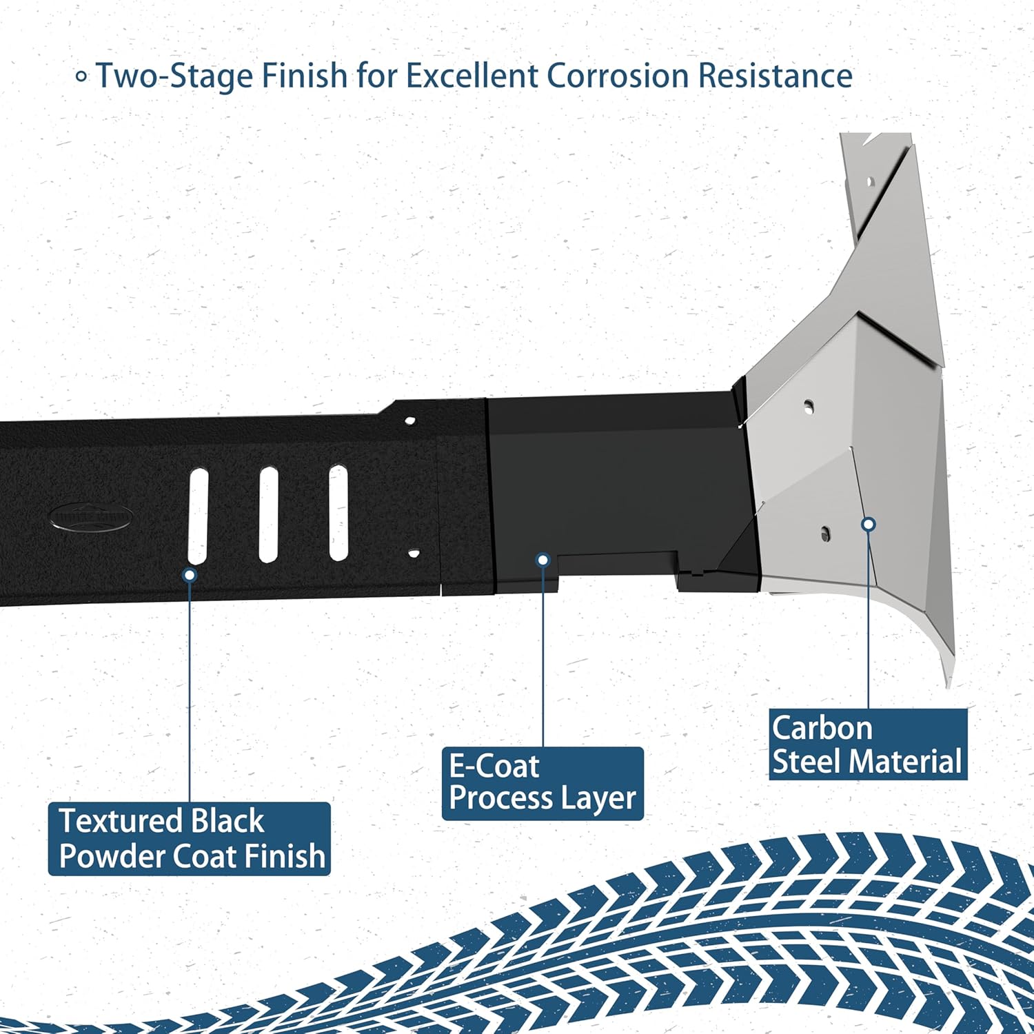 Hooke Road Windshield Frame Cover w/4X LED Lights Insert for 2018-2026 Jeep Wrangler JL & Gladiator JT (Exclude JT Mojave, Rubicon 392, Wrangler 4xe)