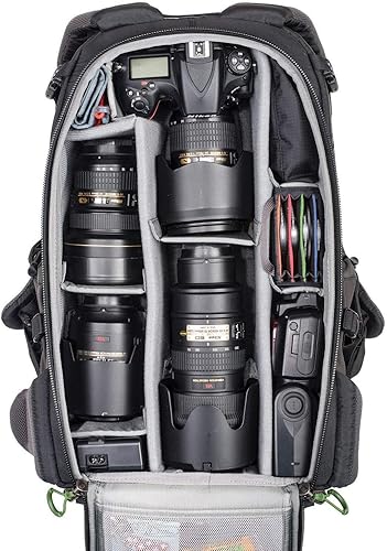 Miniatura 5 de MindShift Gear BackLight Mochila de 26 L para DSLR, de 4 a 6 lentes, flash, laptop de 15 pulgadas y tablet de tamaño completo, color verde bosque