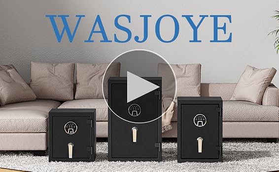 WASJOYE 指紋認証式 金庫 電子金庫 保管庫 A4ファイル対応 Amazon.co.jp: WASJOYE 指紋認証式 金庫 電子金庫 家庭用 店舗用