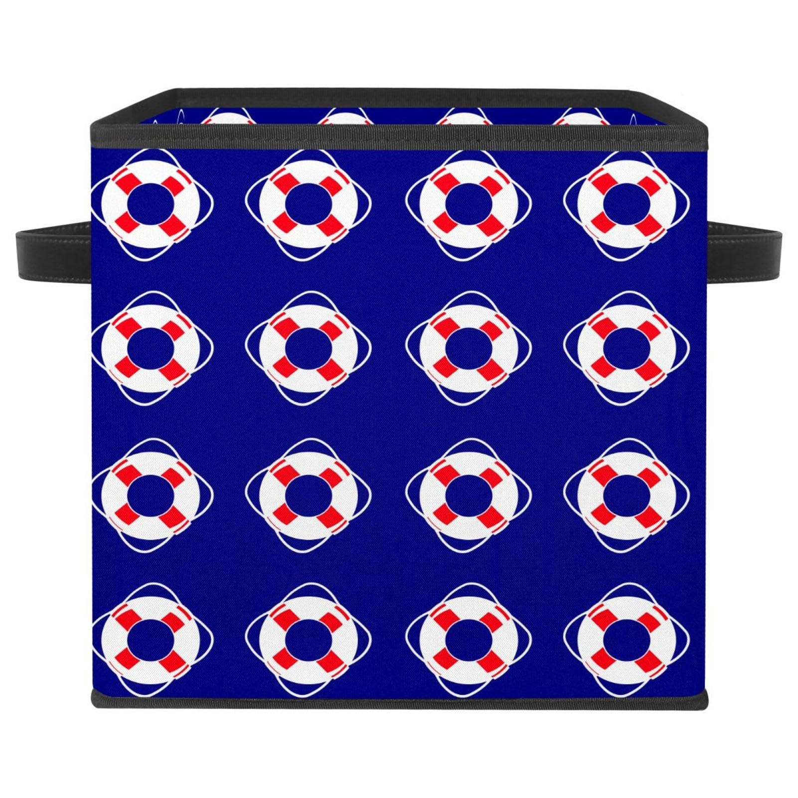 Cube de rangement en tissu bleu idéal pour organiser la chambre d'enfant et le placard