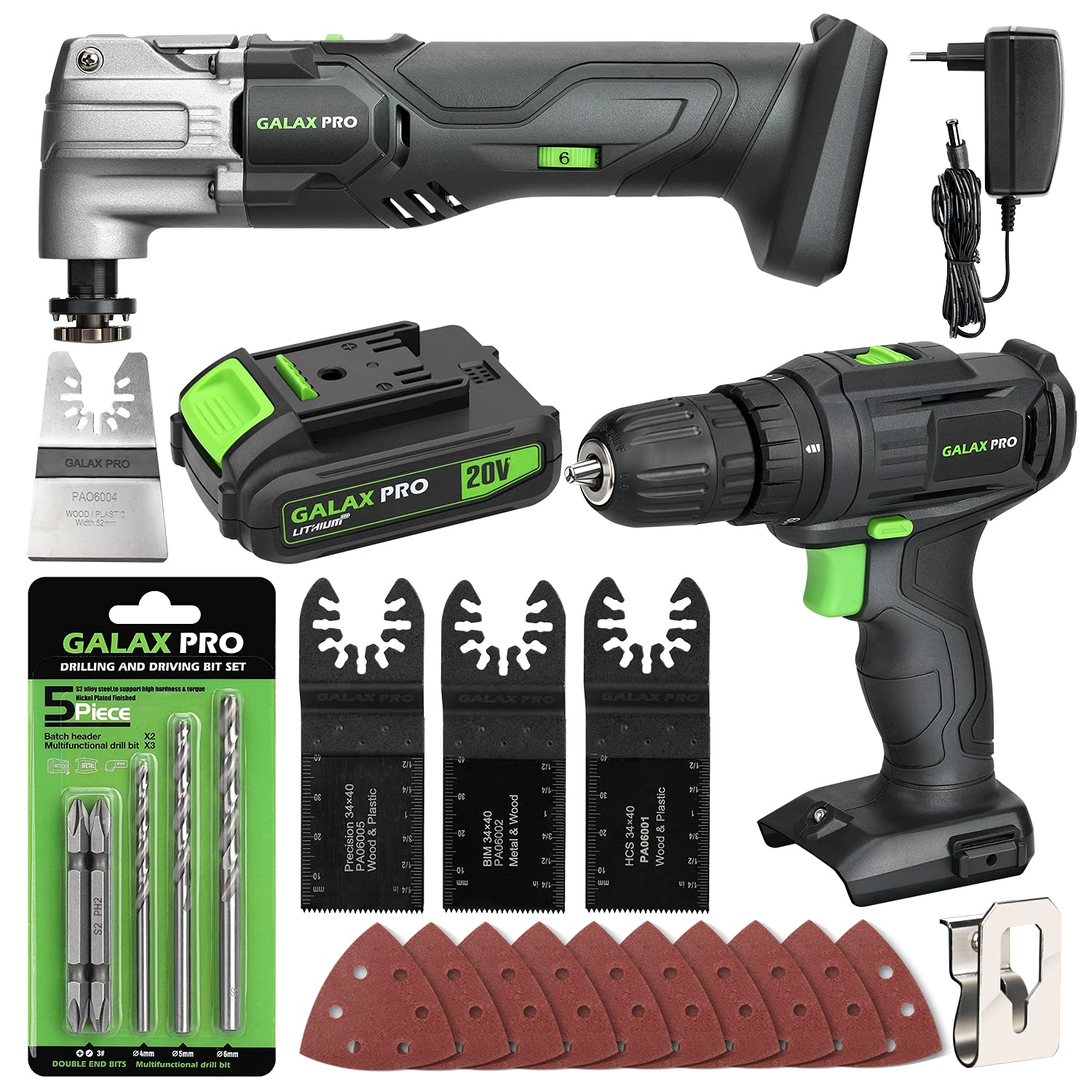 GALAX PRO 135W Mini Rotary Tool With 48 Accessories, 7 Variable