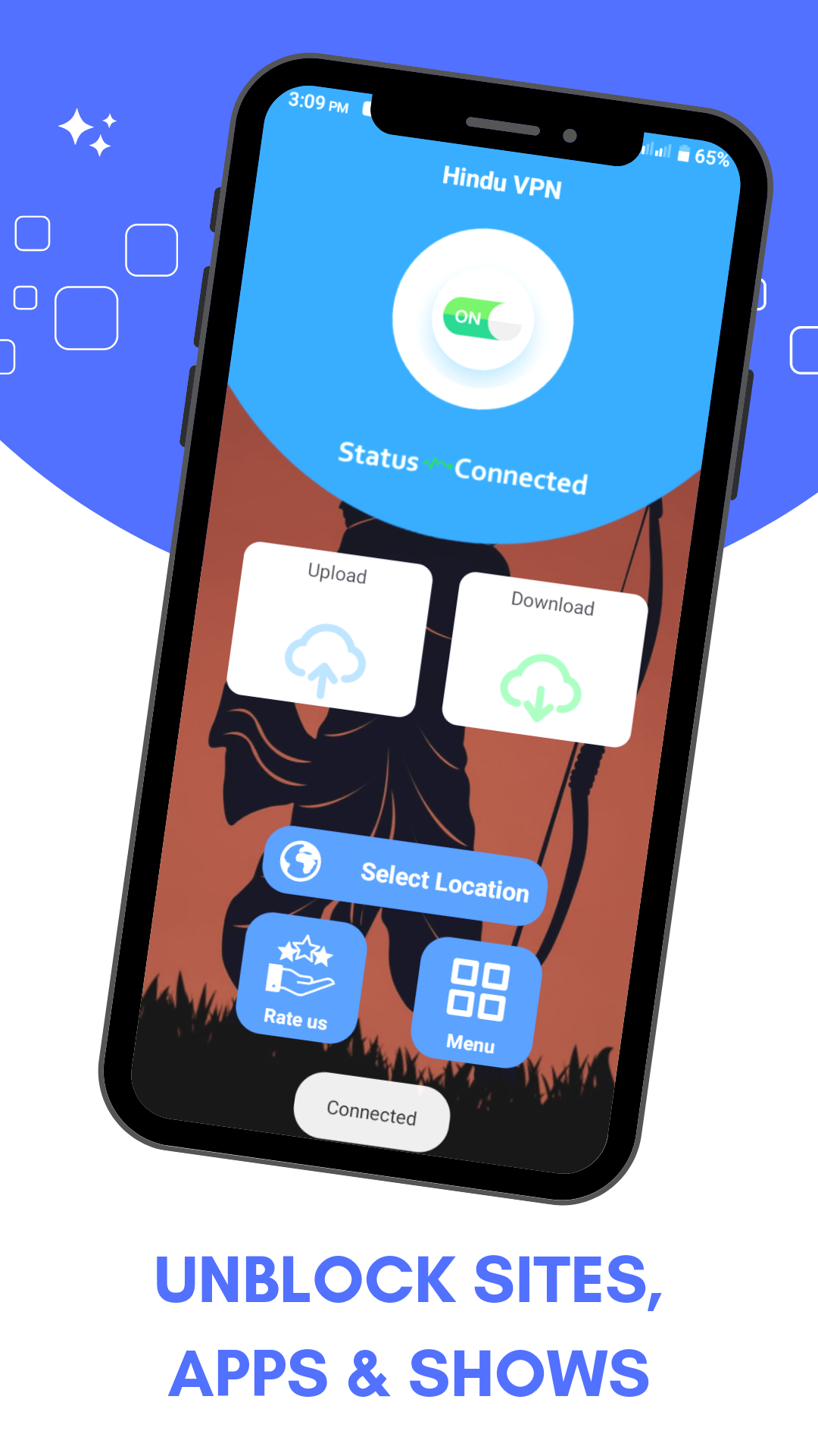 HinduVPN - Secure, Fast & Reliable VPN App:Amazon.com:Appstore for Android