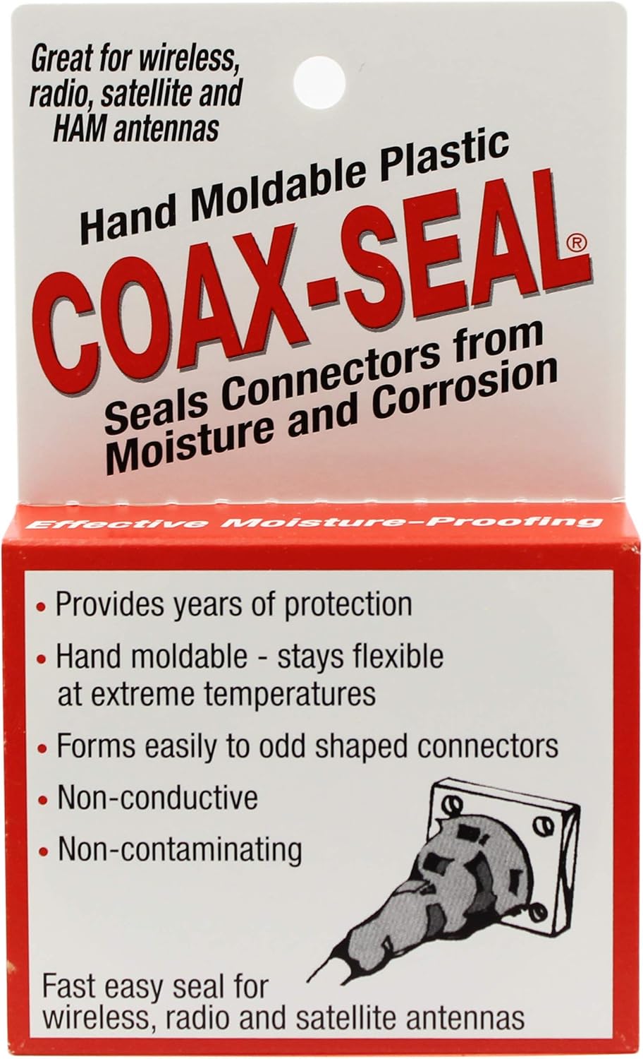 Universal Electronics [36Pack] CoaxSeal Moisture Proof Sealing Tape 1/2 Inch x 5