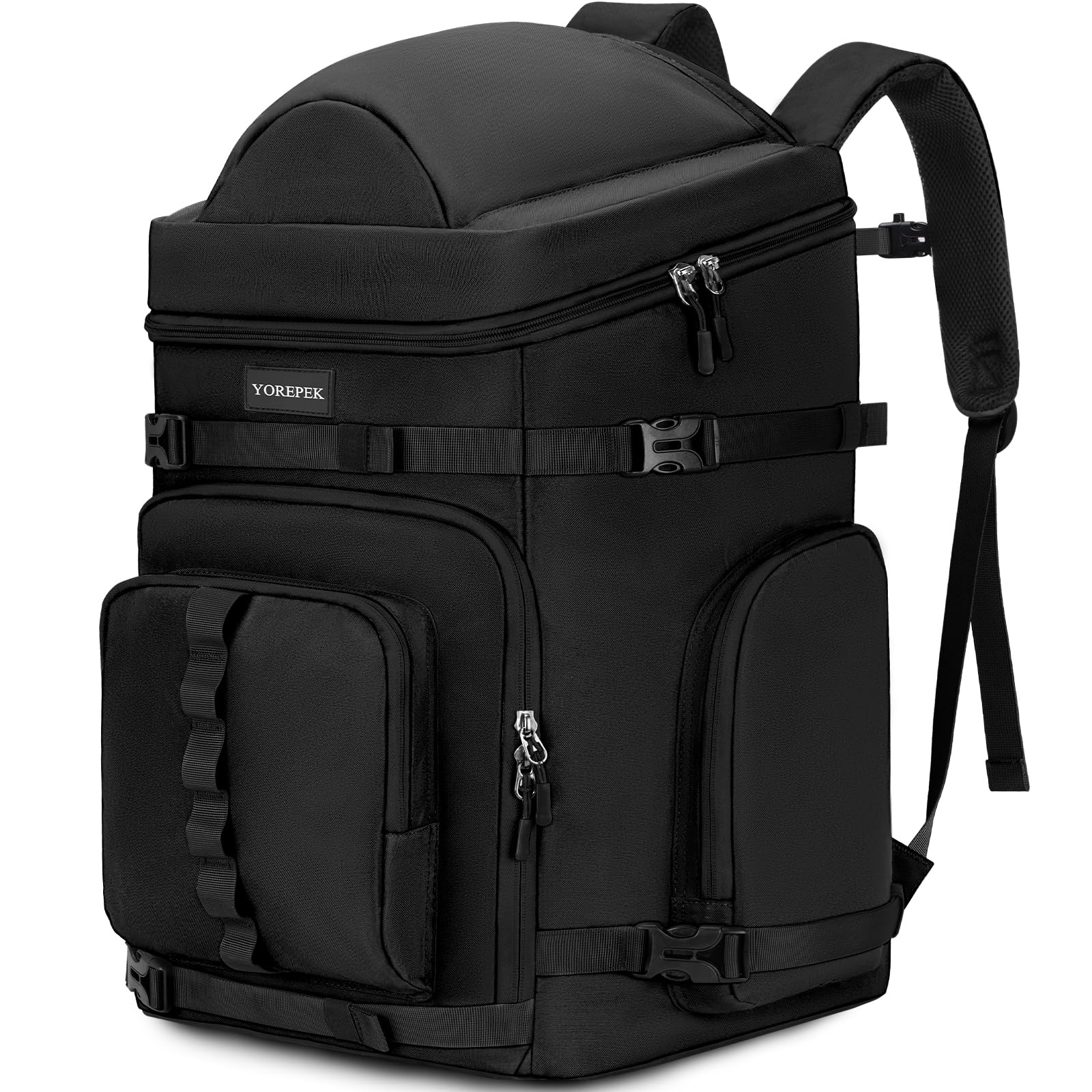 YOREPEK Mochila Bolsa Botas Esqui 65L Impermeable Casco Snowboard Negro