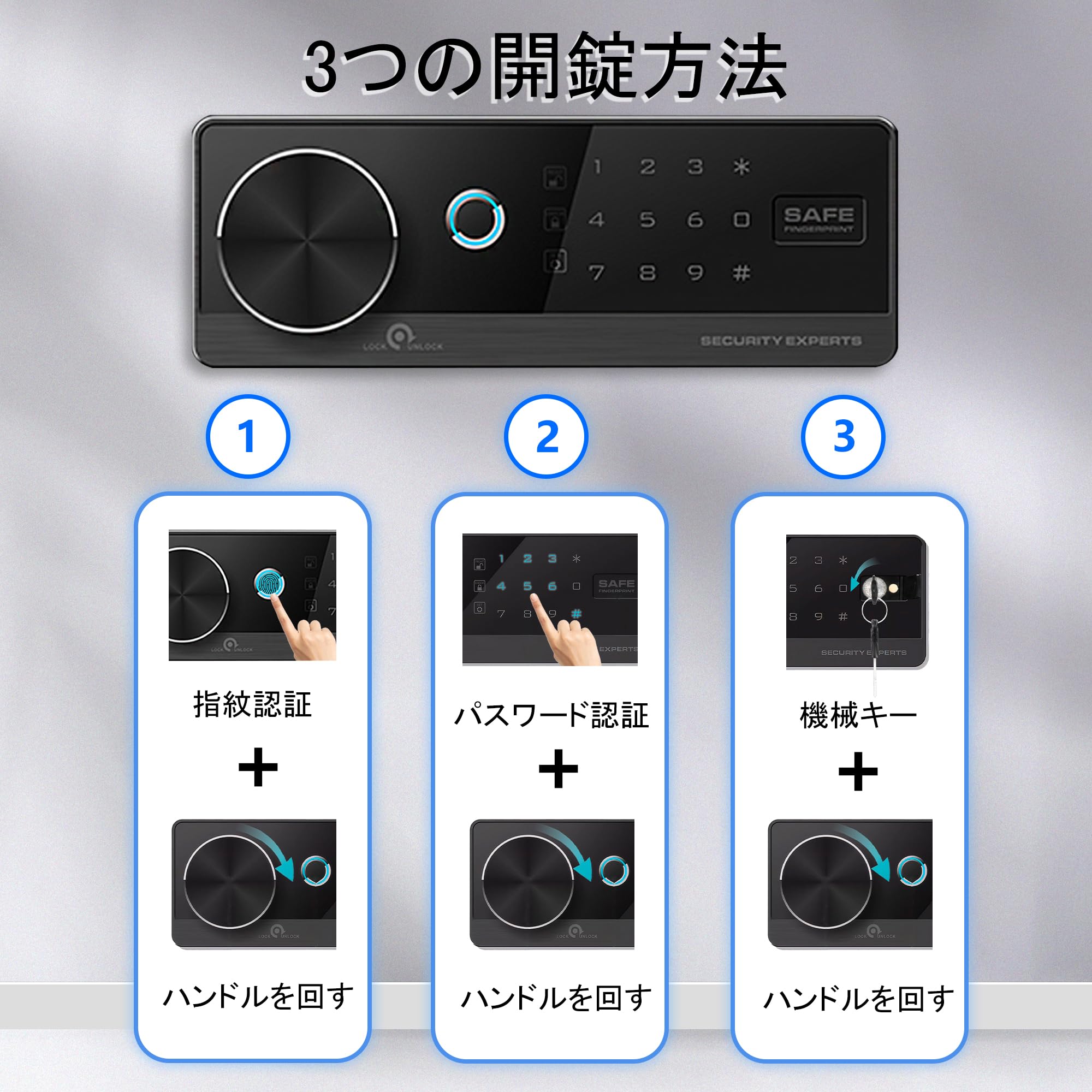 Amazon.co.jp: GIRGBE【強化版】家庭用 暗証番号 26L 金庫 床・壁に