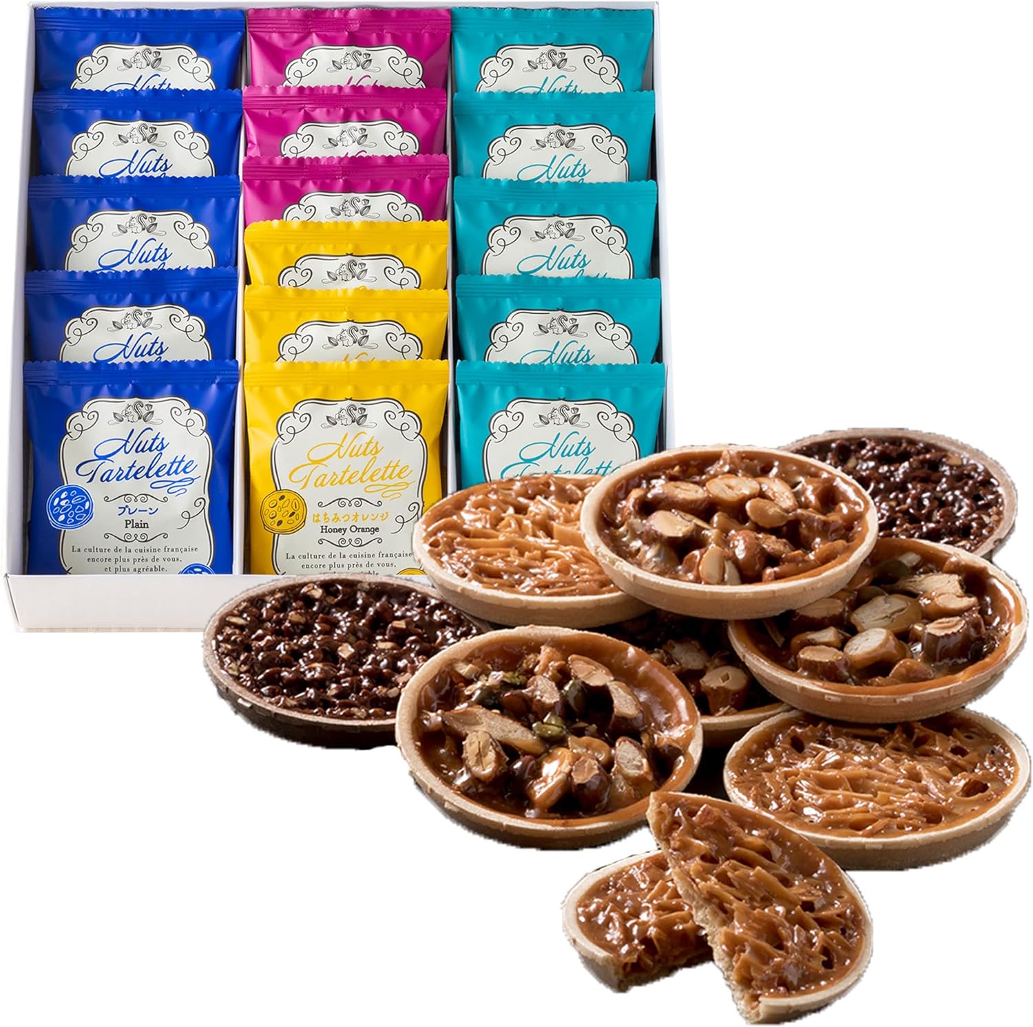 FLO PRESTIGE（フロプレステージュ） 4種のタルトレットギフト（Mボックス）730573 | 焼き菓子 洋菓子 タルト ギフト プレゼント 内祝 内祝い 個包装 タルトレット 手土産 七五三