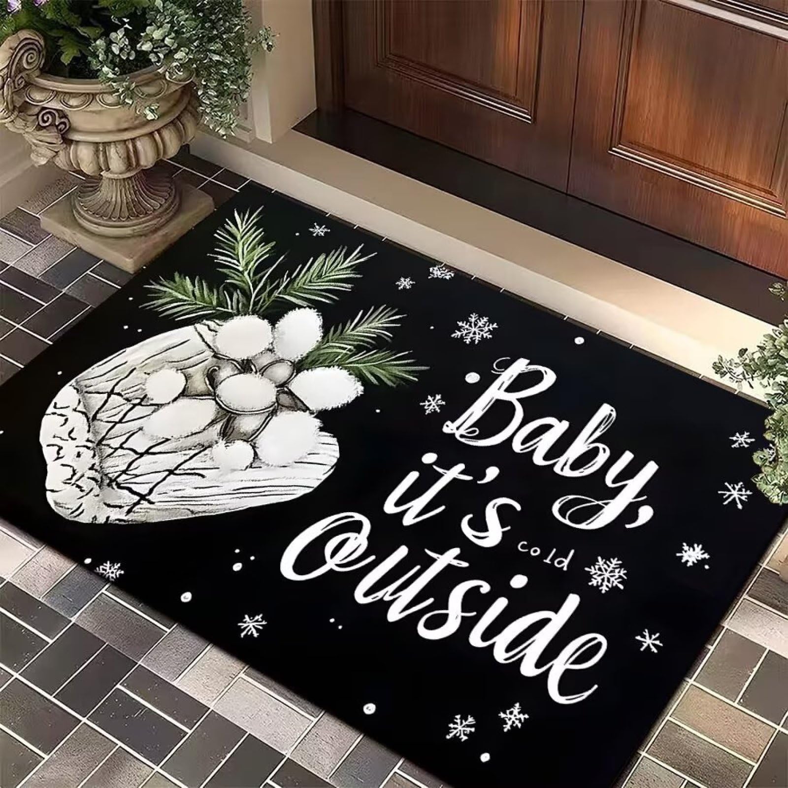 Tapis d'entrée facile à nettoyer pour en finir avec la saleté