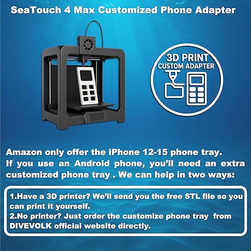 Miniatura 7 de DIVEVOLK Funda de teléfono de buceo compatible con iPhone 12/12 Pro/12 Pro Max/13/13 Pro/13 Pro Max/14/14 Pro/14 Pro Max/15/15 Pro/15 Pro Max (no