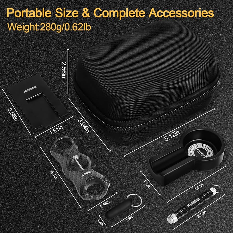 Multifunctional 5-in-1 Cigar Accessories Kit - V Cutter