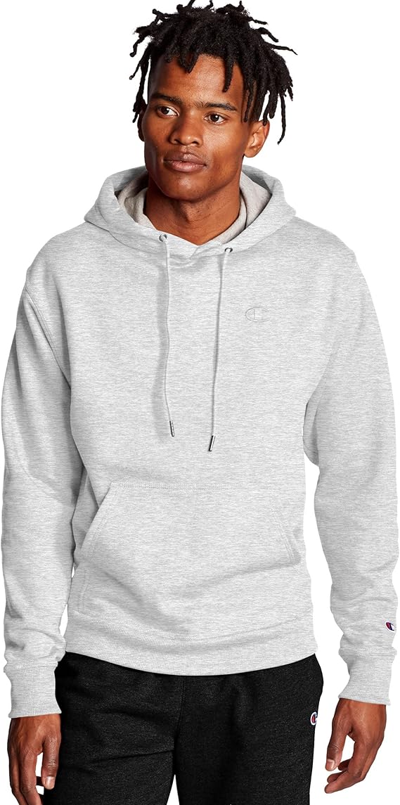Champion Hoodie, Powerblend, Fleece Striped Sweatshirt for Men (Reg. Or Big & Tall)