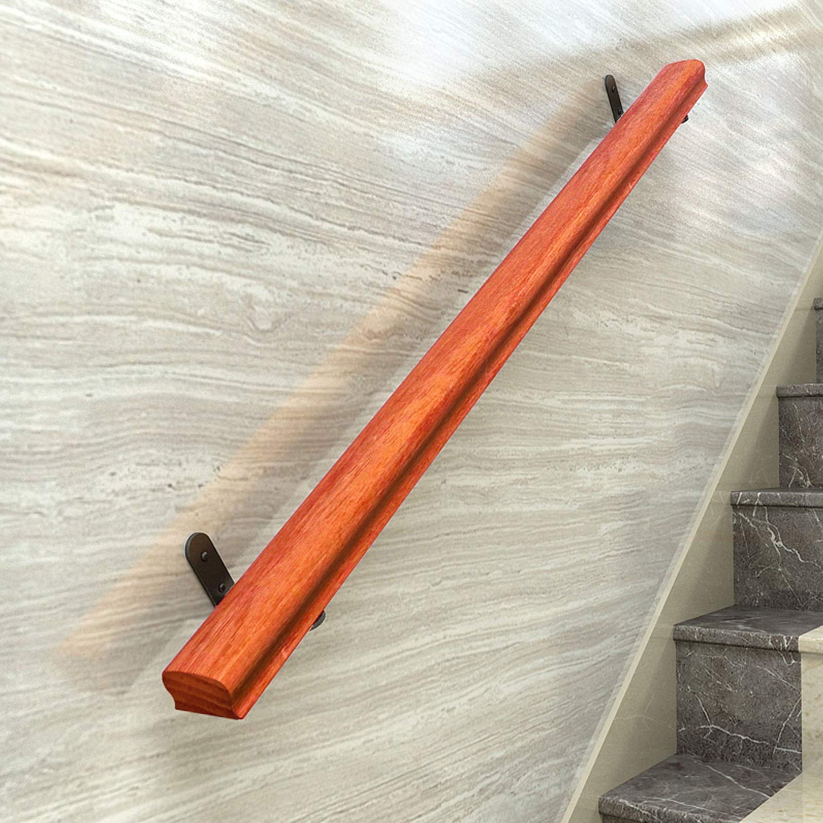 Main courante escalier bois antidérapante pour sécuriser la maison et le couloir