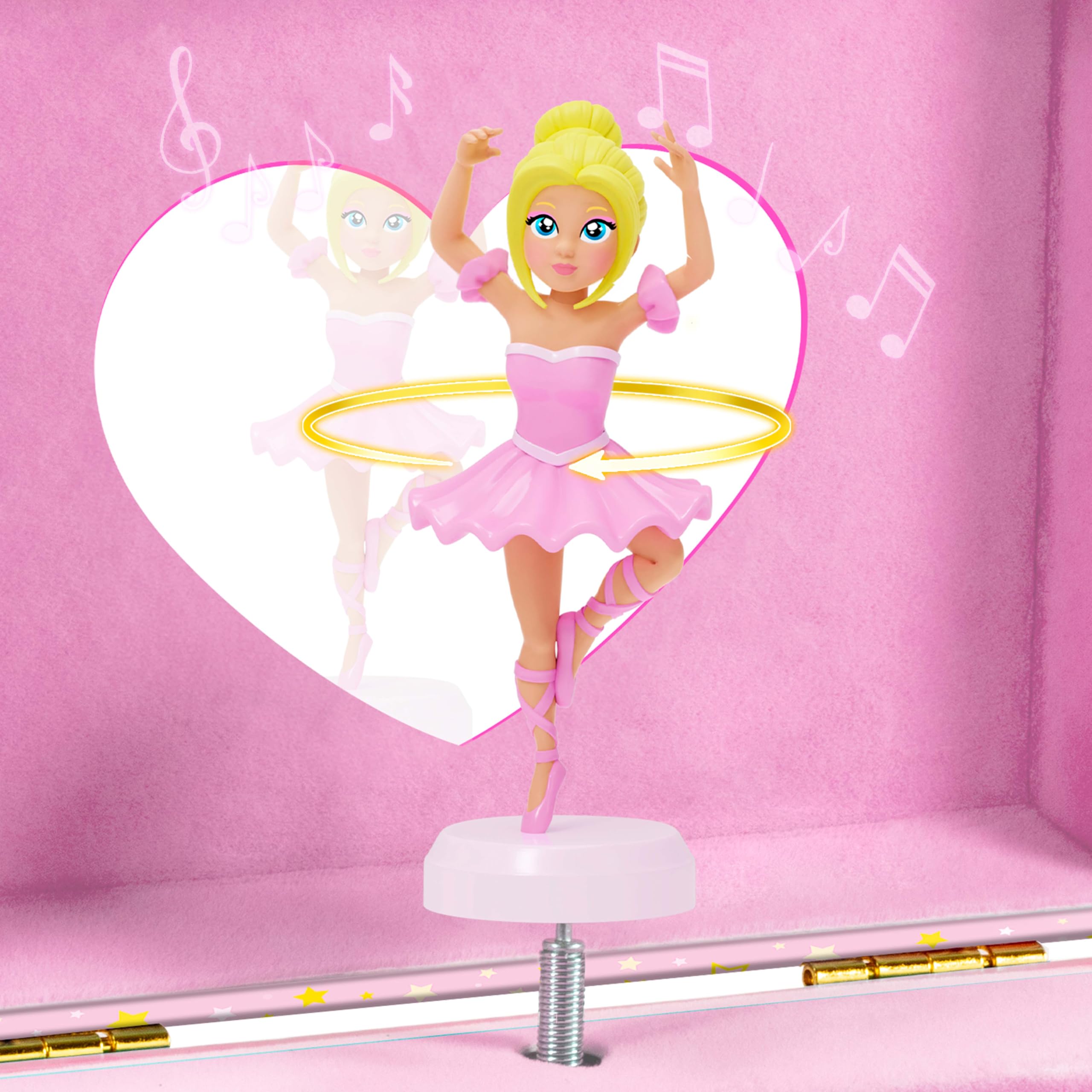 CRAZE Ballerina Music Box Children, Girl Jewellery Box with Spinning Dancer and Melody, Musical jewelry box - Image 4