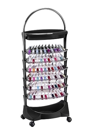 Amazon.com: Manicura esmalte de uñas Trolley Mix - 6 bandejas (negro) :  Belleza y Cuidado Personal