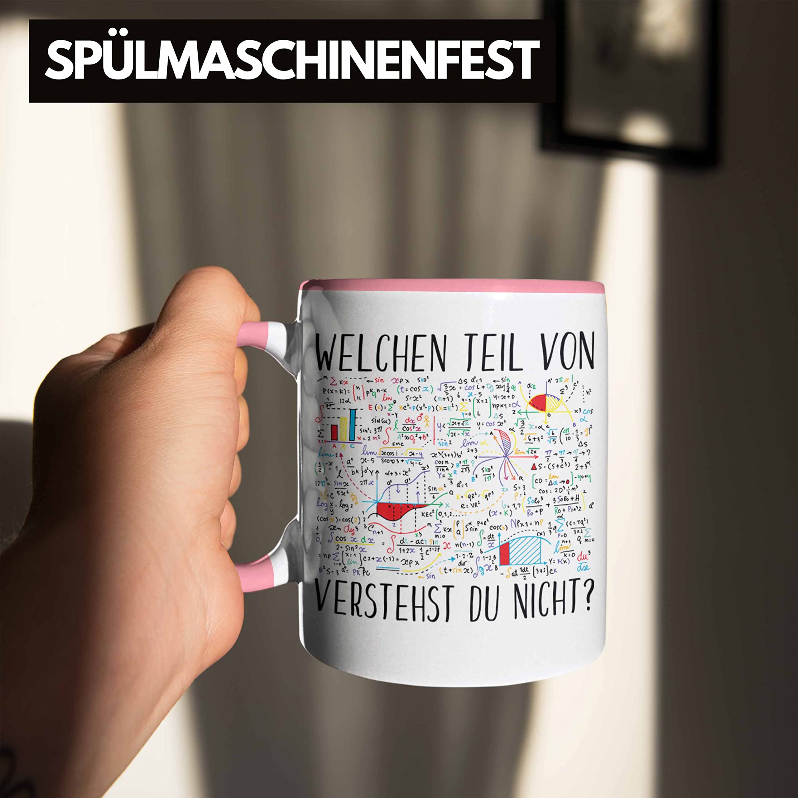 Mathelehrer Tasse Mit Spruch – „Welchen Teil Von Verstehst Du Nicht?“, Beidseitig Bedruckt, Spülmaschinenfest, Aus Deutschland