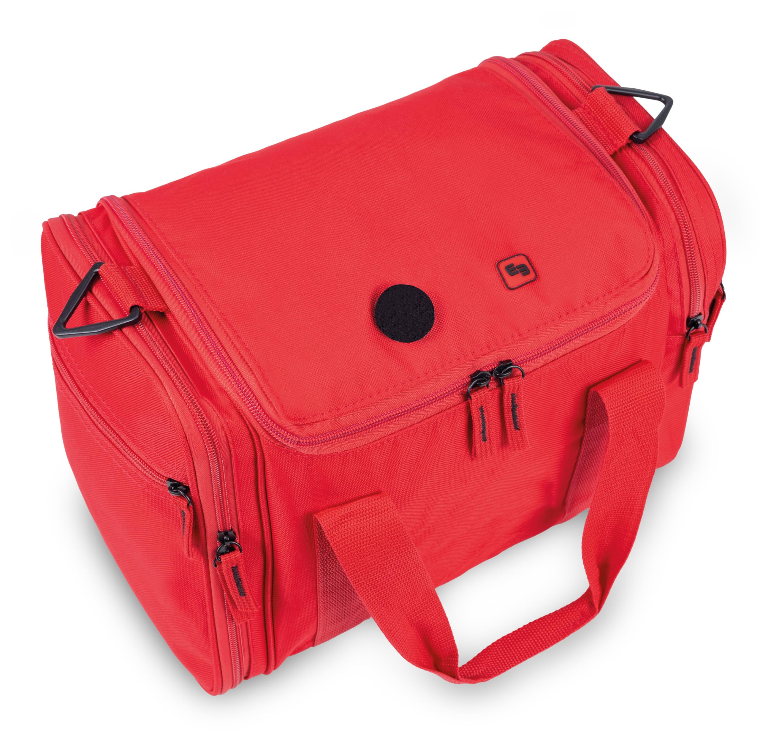 Elite Bags, Macuto botiquín de primeros auxilios, Jumble´s, Mochila de emergencias, 20x37x25cm, Maletín de emergencias,Lavable, Varios compartimentos, Bolsa de emergencia, Loneta, Rojo