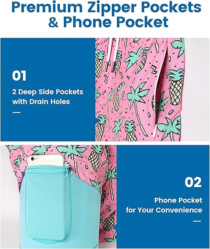 Miniatura 2 de maamgic Traje de baño para hombre con forro de compresión de 5 pulgadas, pantalones cortos de playa elásticos de secado rápido con bolsillos con