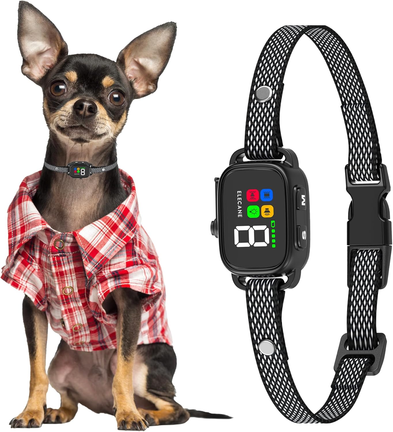 Tiny Bark Collar for Small Dogs 5-15 lbs and Puppies Togo Ubuy