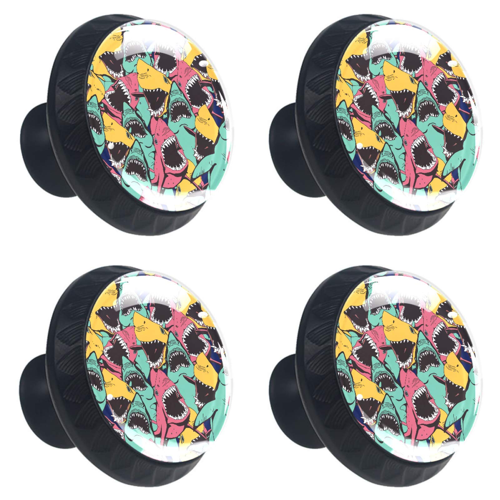 Bouton de tiroir en cristal de 30 mm Sharks pour relooker votre commode