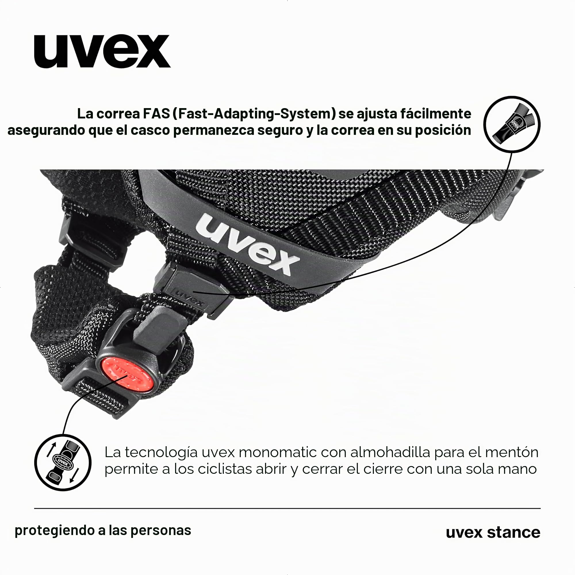 uvex stance Casco de esquí, Adultos unisex, white matt, 54-58 cm