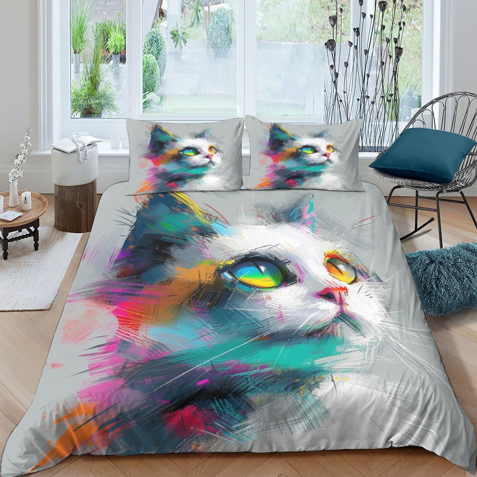 Parure de lit anti-transpiration avec fermeture éclair 220 x 240 cm