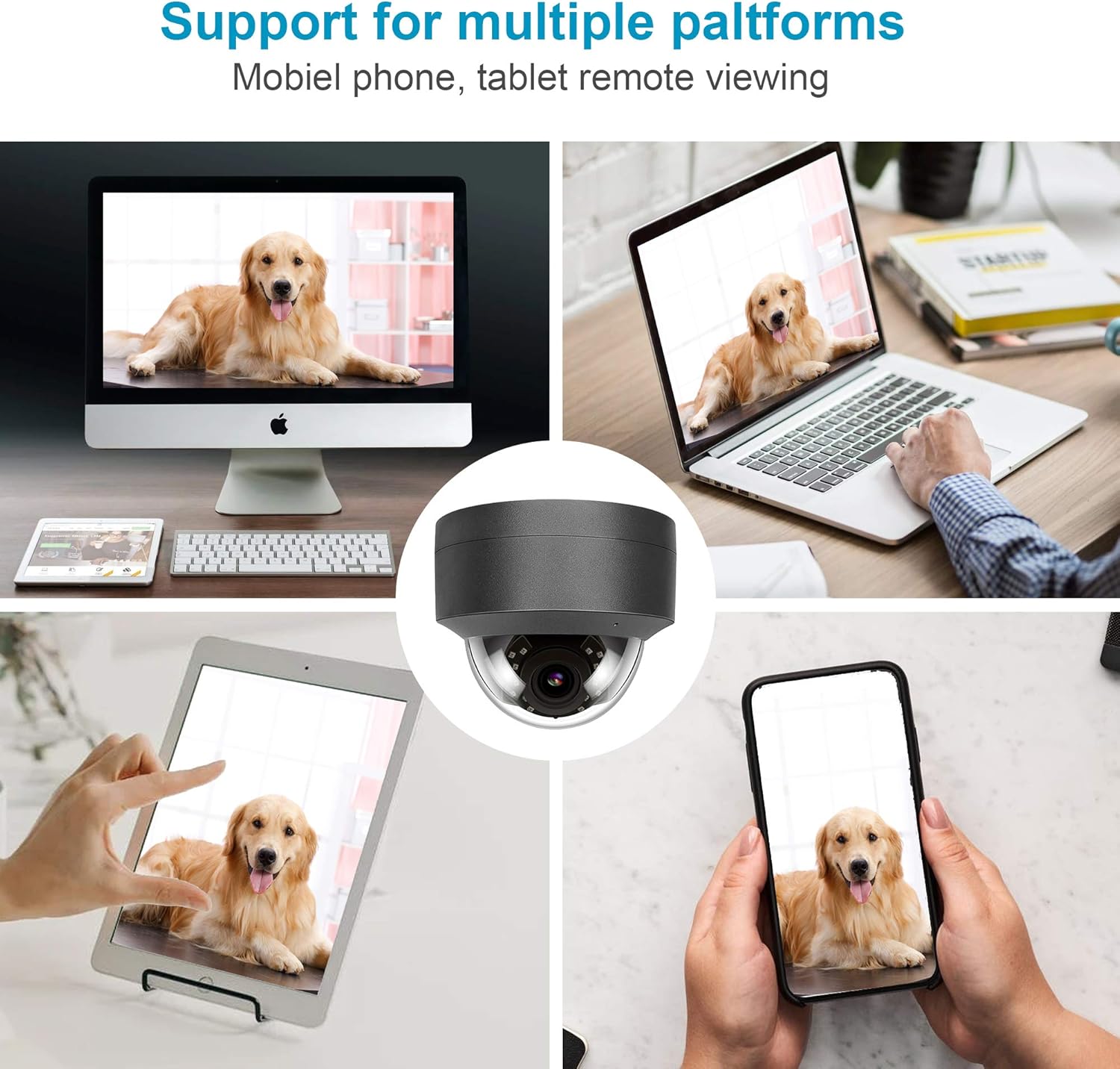 Exclusive Special Anpviz UltraHD 4K (8MP) Security IP PoE Dome Camera Outdoor with Microphone/ Audio,3840x2160, 98ft NightVision, 2.8mm Wide Angle , IP67 Weatherproof, MicroSD Recording (256GB) H-Series (IPC-D283WD-S)