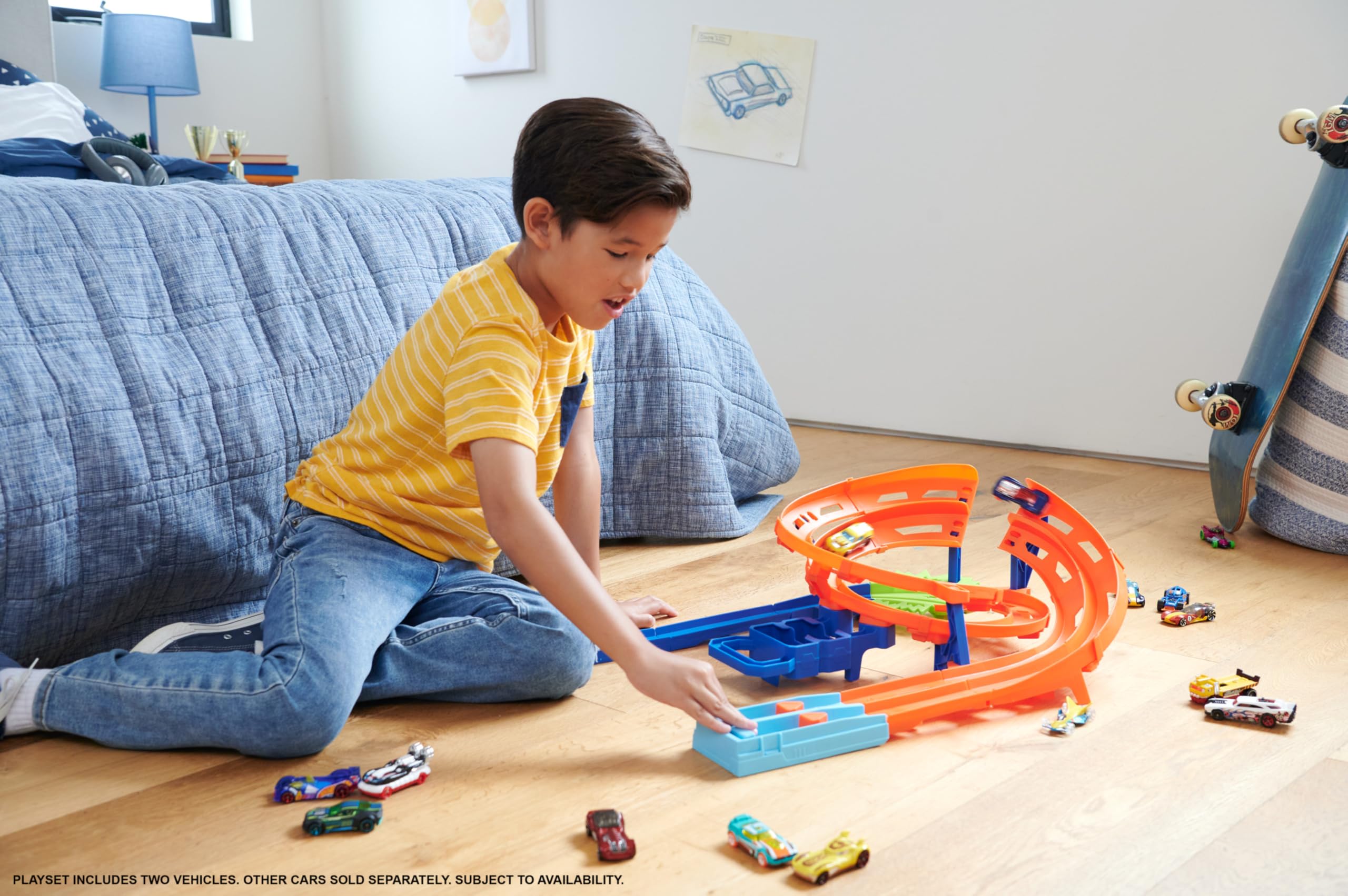 Amazon.co.jp: ホットウィール(Hot Wheels) スパイラルレース プレイ