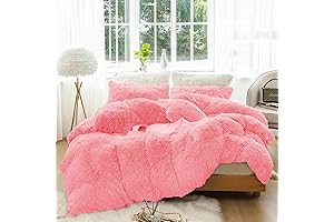 LUOYAN Plush 4 Piece Bedding Set