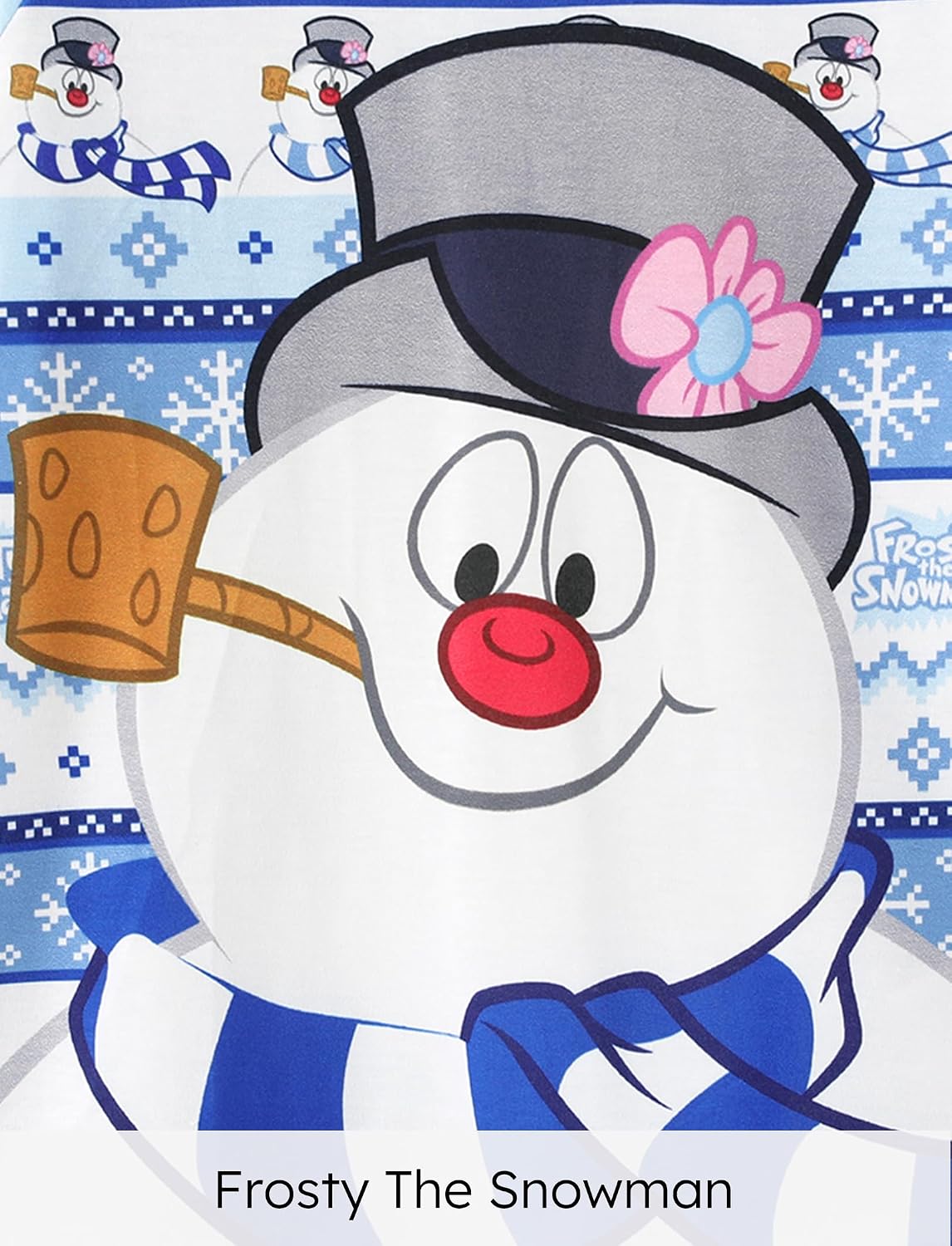 WARNER BROS Frosty the Snowman Christmas Family Matching Vocation Pajamas Sets Snowflake Mommy and Me Xmas Pjs