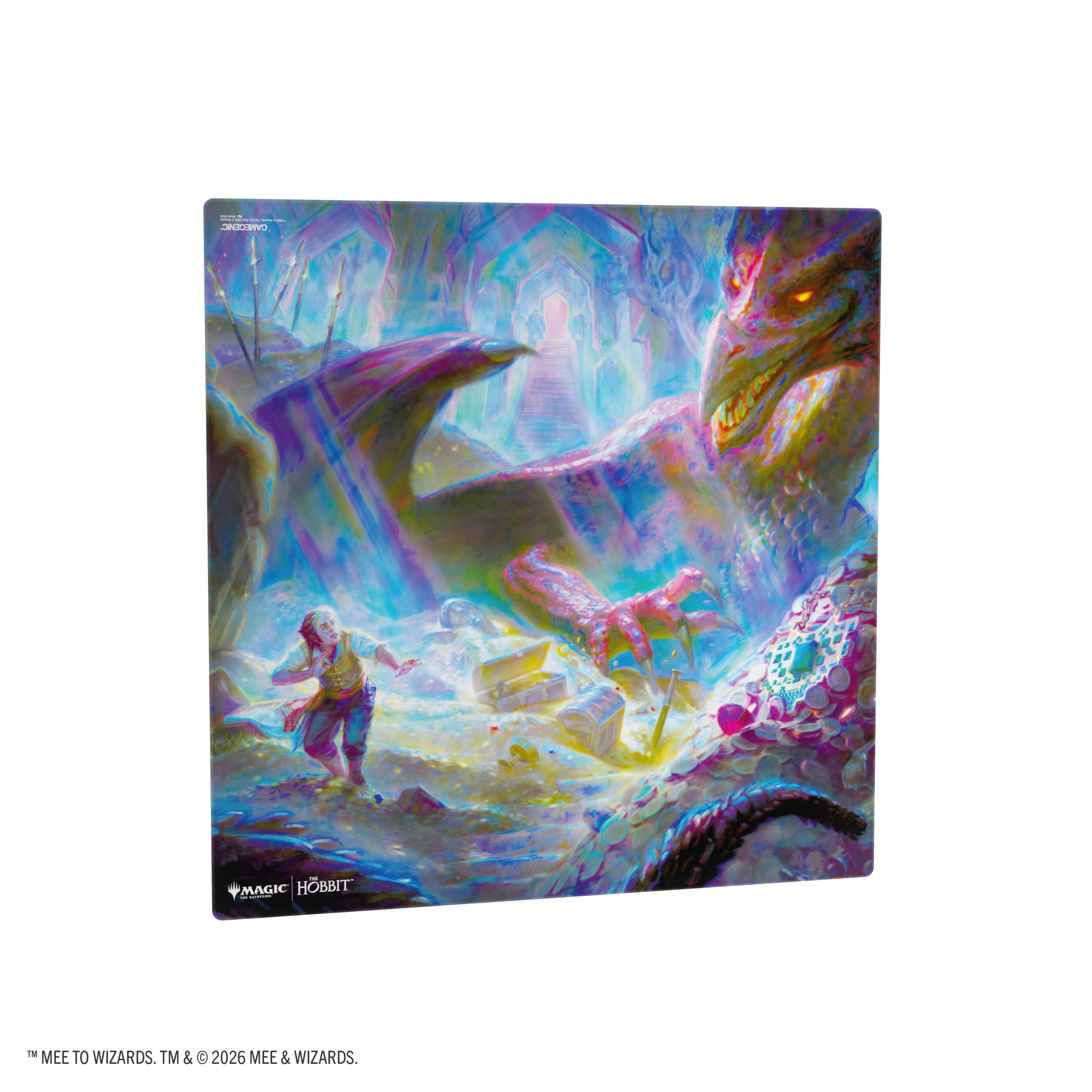 Magic The Gathering The Hobbit - Tappetino da gioco per 2 giocatori, la desolazione di Smaug
